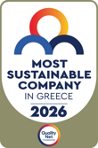 most sustainable company in Greece 2026 logo